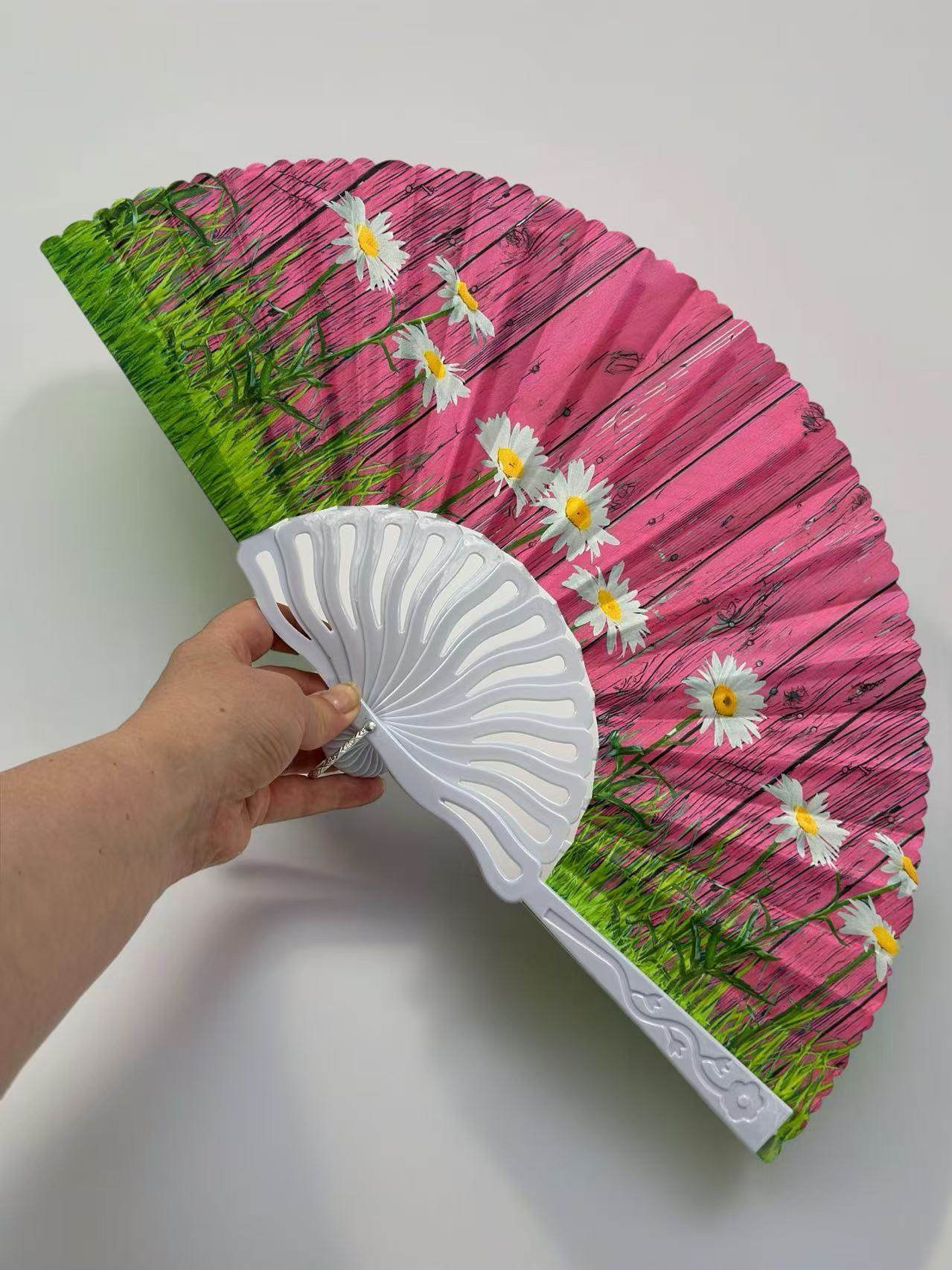 Whimsical Meadow and Sky Folding Fan Collection - MODA ACCESSORIES
