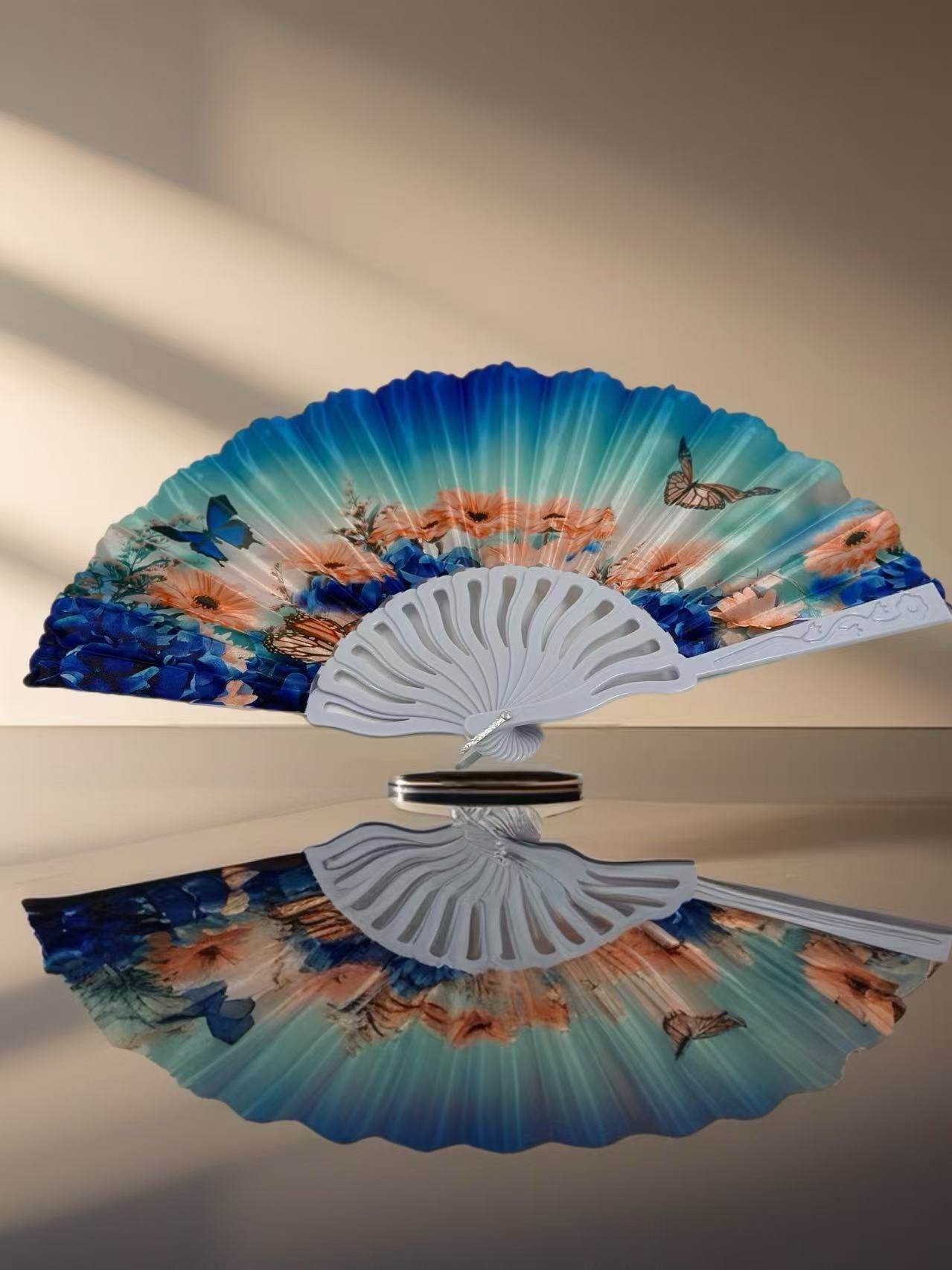Whimsical Meadow and Sky Folding Fan Collection - MODA ACCESSORIES