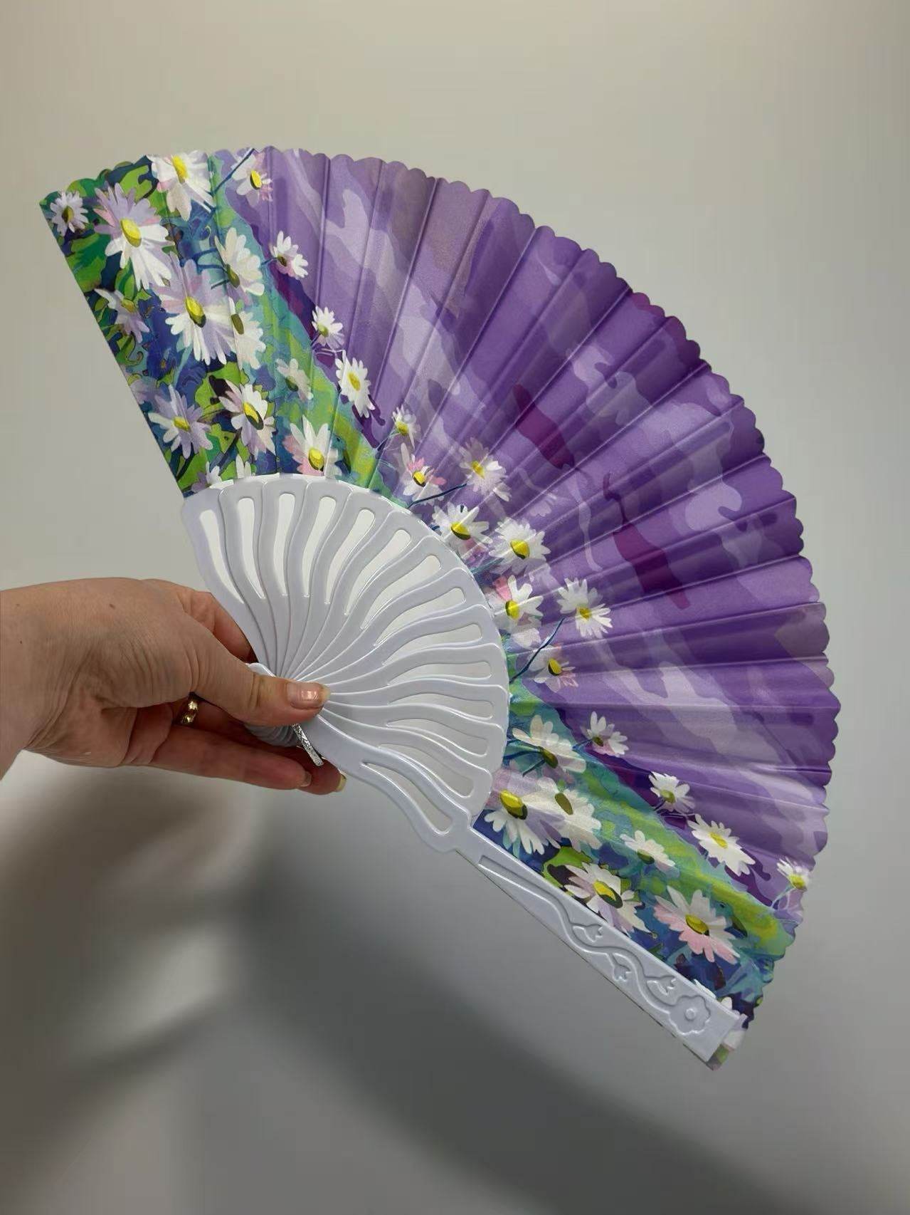 Whimsical Meadow and Sky Folding Fan Collection - MODA ACCESSORIES