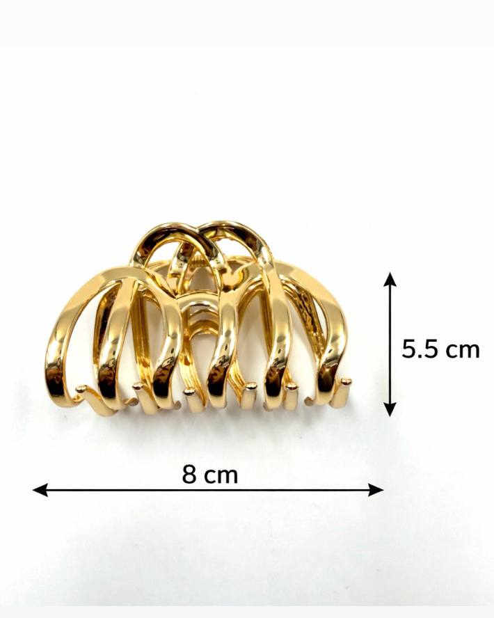 Gold Klasik Tırnak Saç Tokası