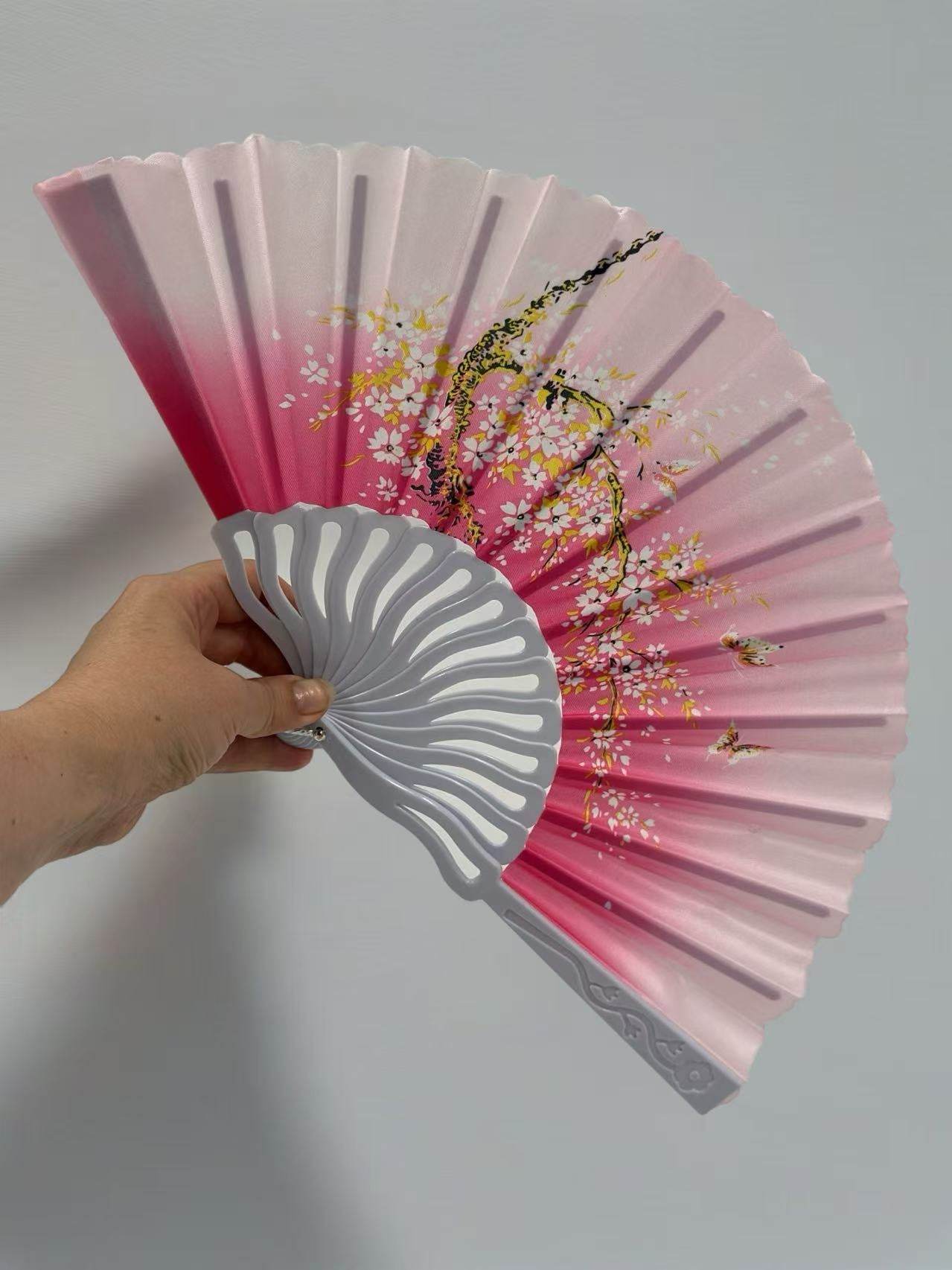 Elegant Floral Hand Fans β Set of 6 Traditional Asian Designs - MODA ACCESSORIES