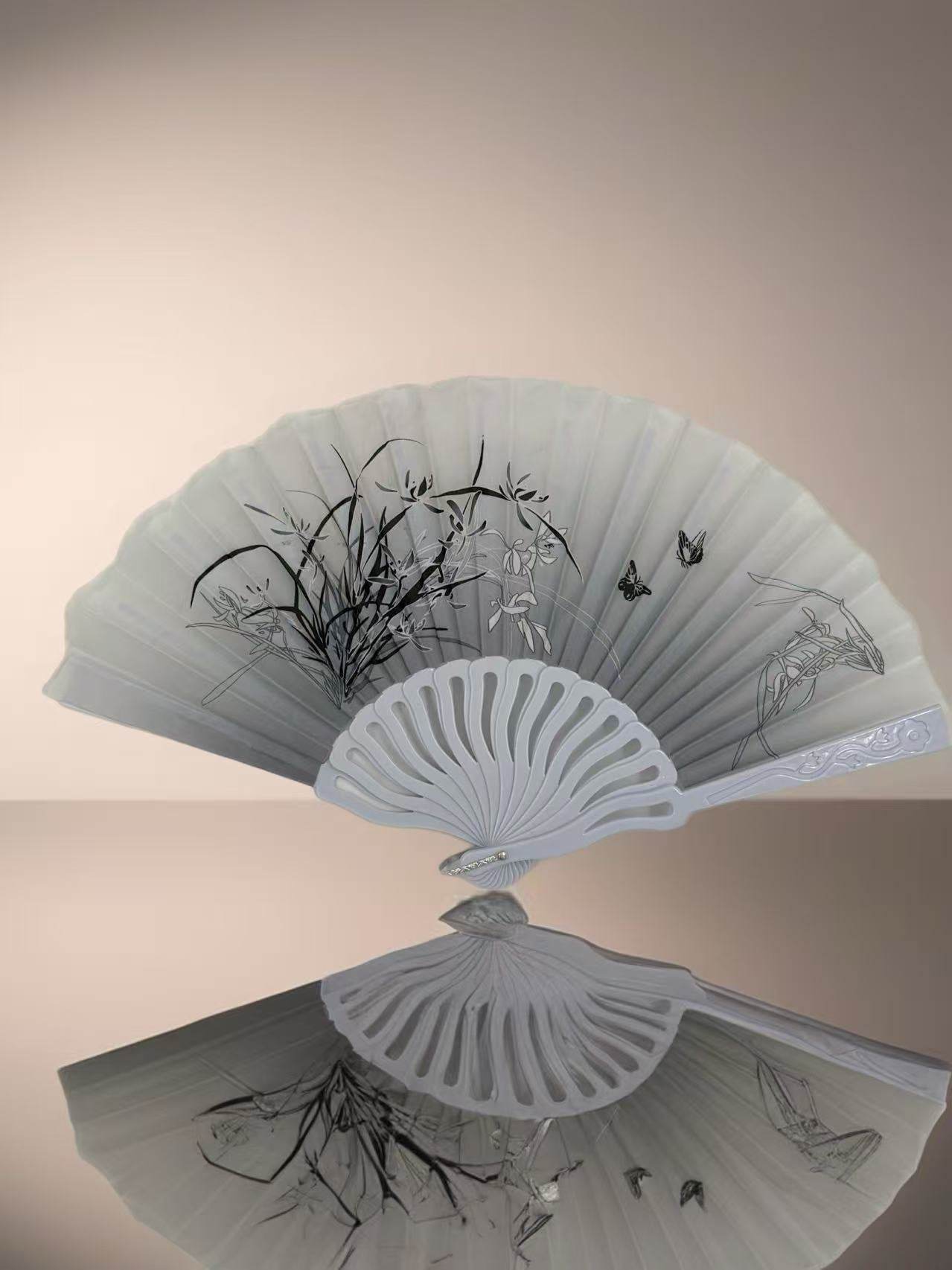 Elegant Floral Hand Fans β Assorted Colors and Designs - MODA ACCESSORIES