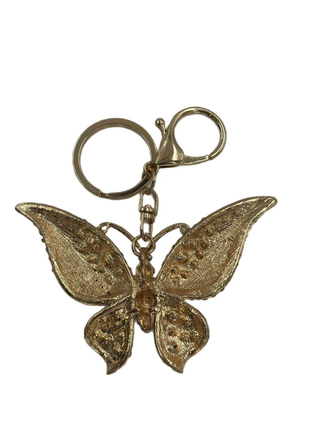 Colorful Stone Butterfly Keychain and Bag Ornament - MODA ACCESSORIES