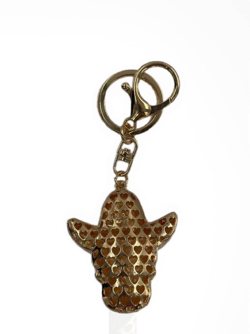 Day of the Dead Skull Keychain – Colorful Sombrero Skeleton Charm - MODA ACCESSORIES