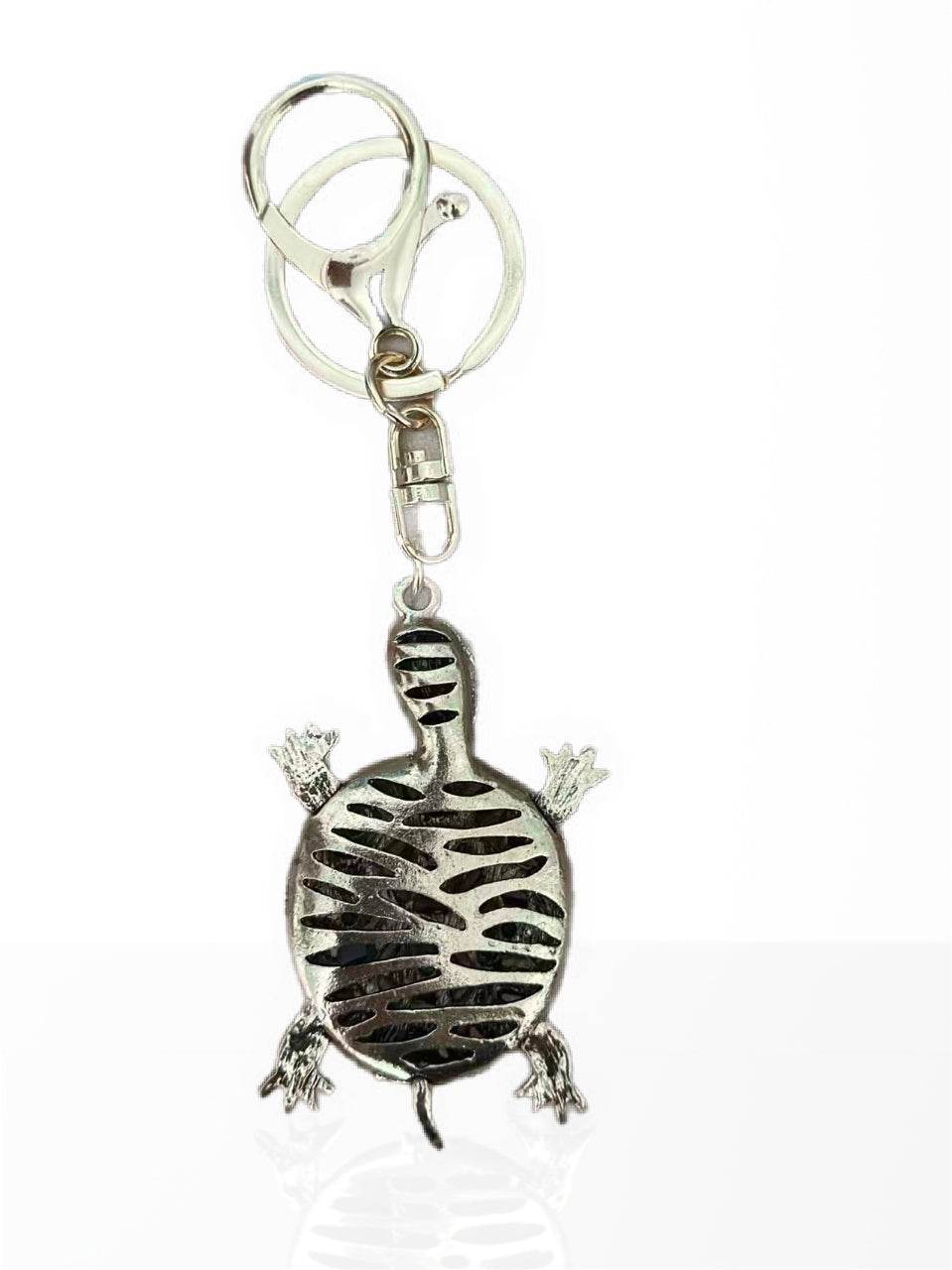 Colorful Crystal Turtle Keychain – Sparkling Rhinestone Bag Charm - MODA ACCESSORIES