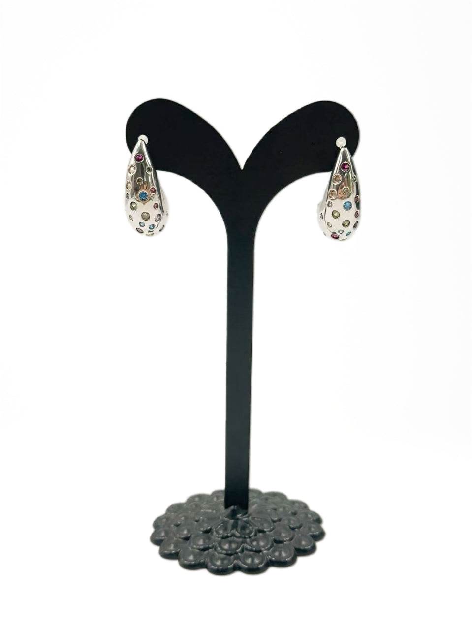 Teardrop Earrings with Multicolor - MODA ACCESSORIES