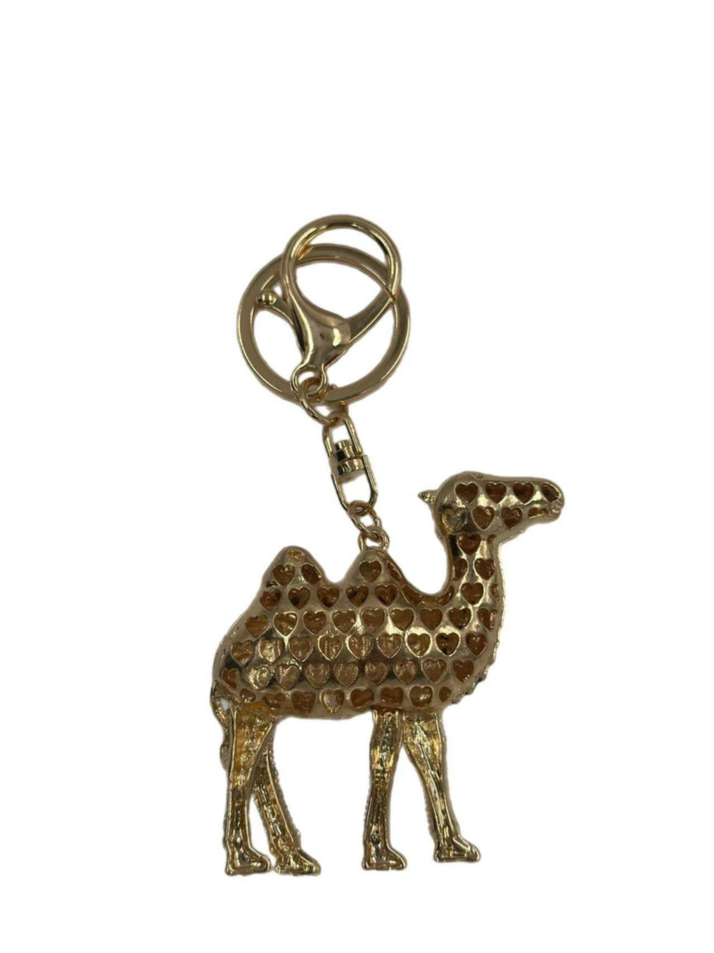 Luxury Camel Keychain – Jeweled Desert Animal Charm with Enamel Saddle - MODA ACCESSORIES