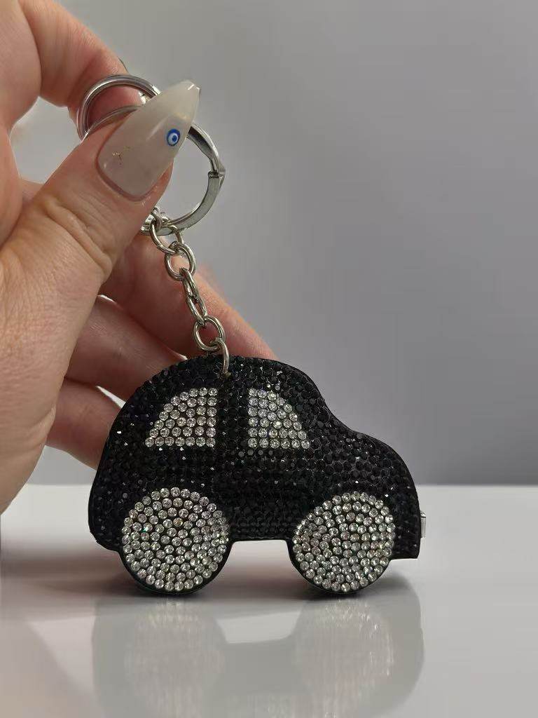 Crystal Car Keychain – Sparkling Rhinestone Auto Charm - MODA ACCESSORIES