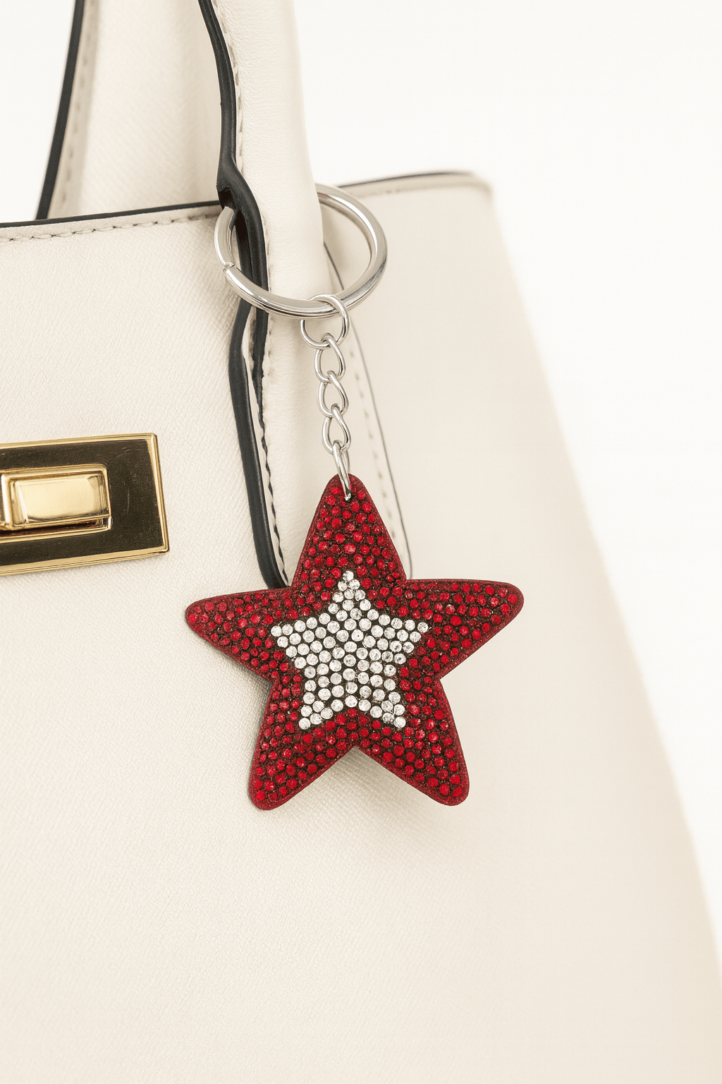 ✨ Sparkling Red Star Keychain ✨ - MODA ACCESSORIES