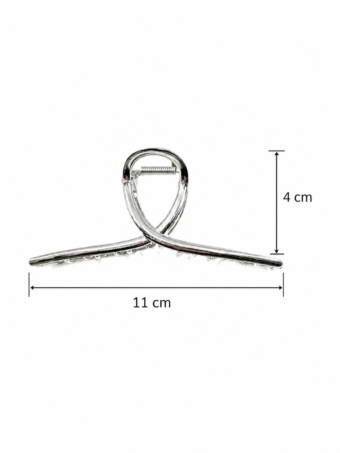Minimal Gümüş Saç Mandalı