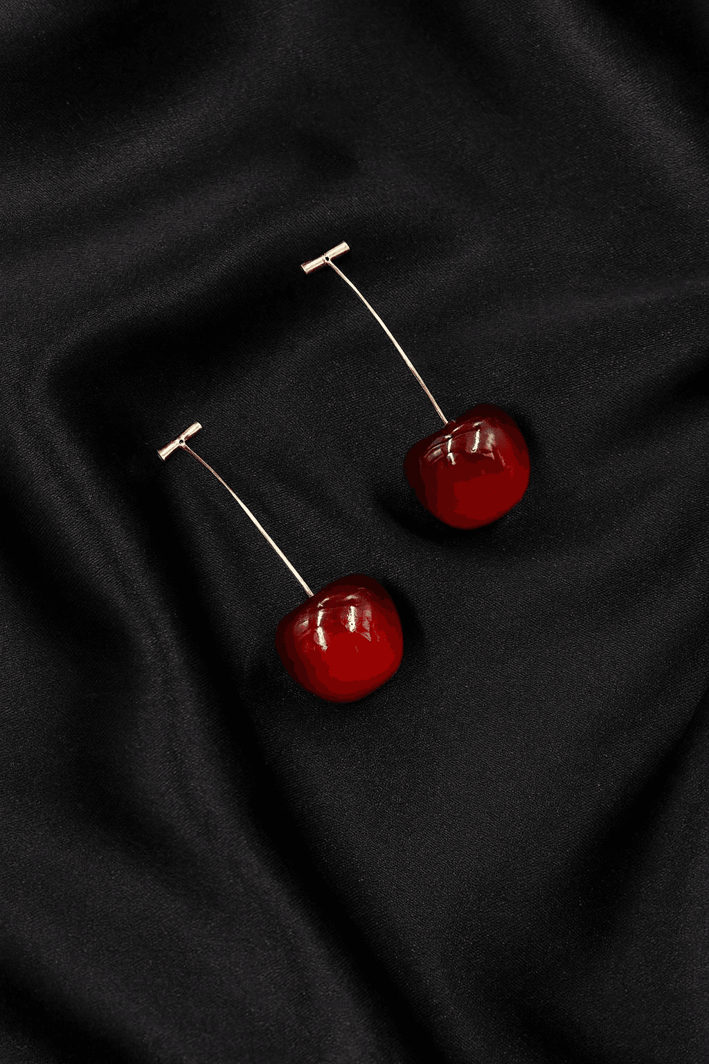Cherry Pop Minimalist Drop Earrings - MODA ACCESSORIES