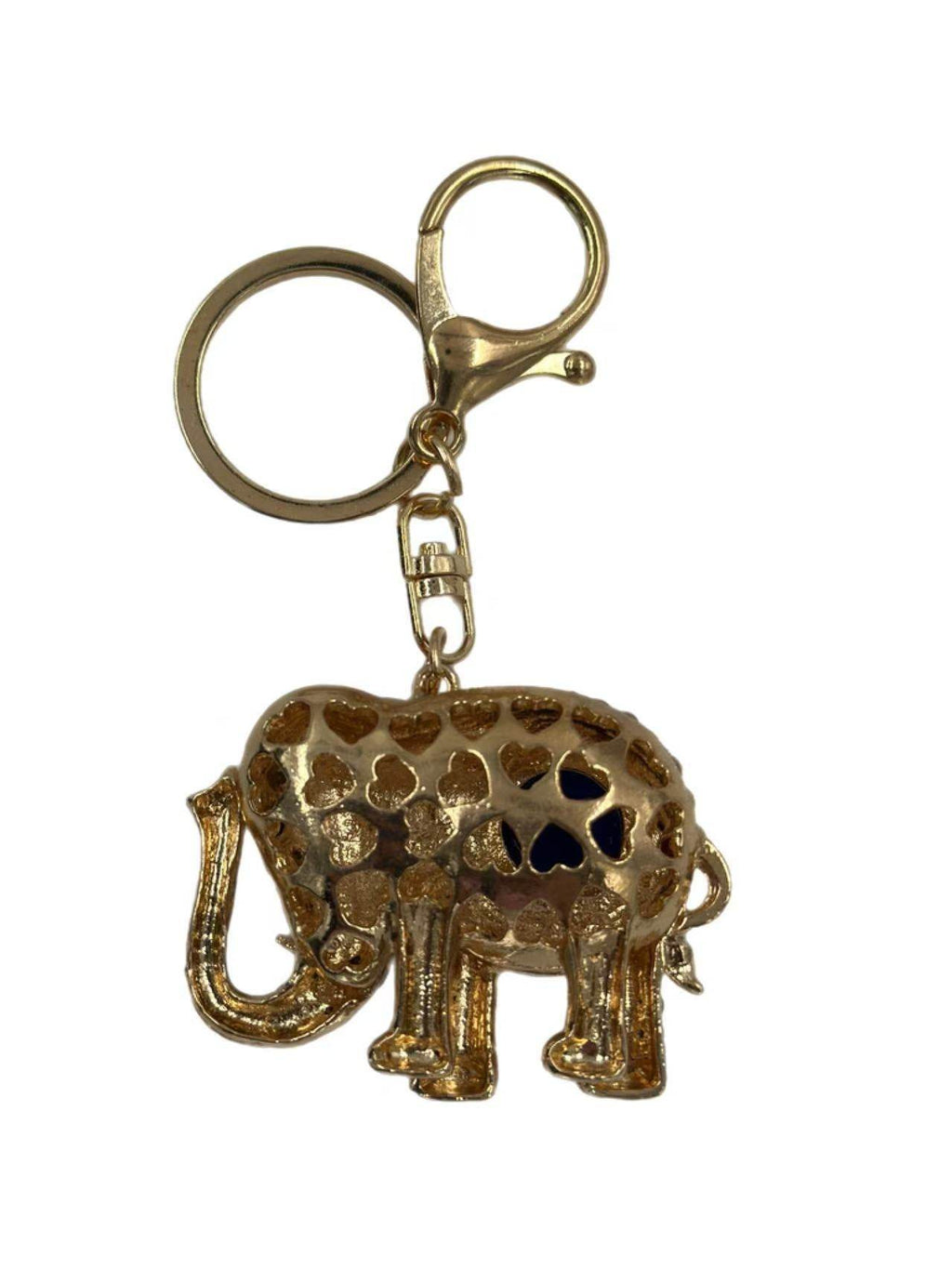 Crystal Elephant Evil Eye Keychain – Lucky Charm & Protection Amulet - MODA ACCESSORIES