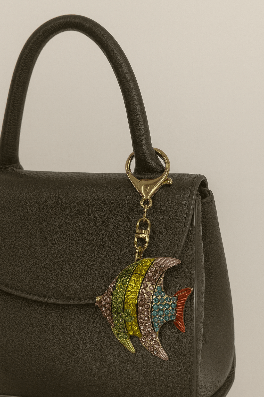 Colorful Rhinestone Fish Keychain – Sparkling Ocean-Inspired Accessory - MODA ACCESSORIES
