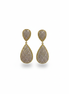 Gold Teardrop Pave Crystal Statement Earrings – MODA Accessories