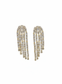 Gold Crystal Fringe Drop Earrings – MODA Accessories