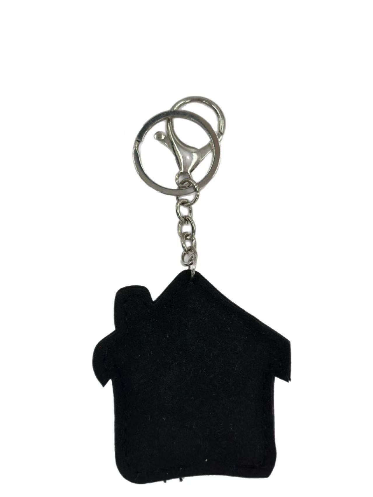 Crystal House Keychain – Sparkling Rhinestone Home Charm - MODA ACCESSORIES