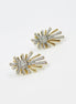 Gold Sunburst Diamond Stud Earrings – MODA Accessories