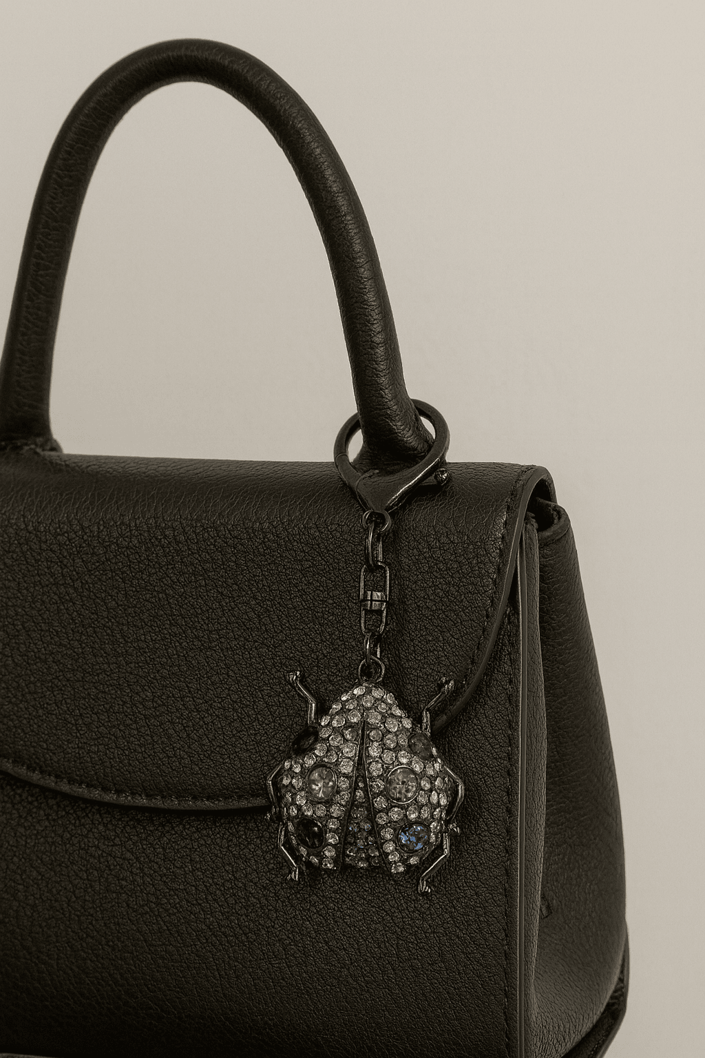 Rhinestone Ladybug Keychain – Multicolor Crystal Insect Bag Charm - MODA ACCESSORIES