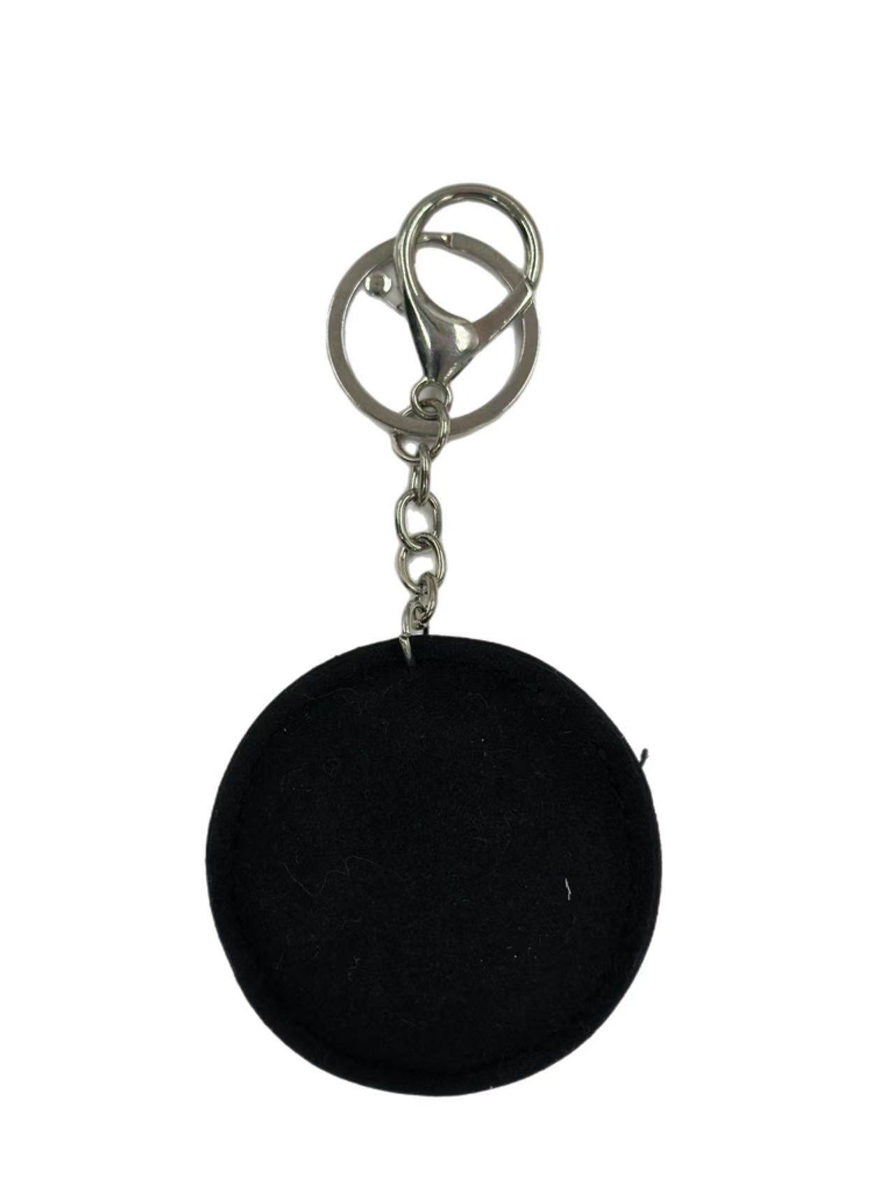 Sparkling Tree of Life Rhinestone Keychain β Black & Silver - MODA ACCESSORIES