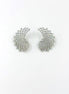 Silver Radiant Spiral Crystal Earrings – MODA Accessories