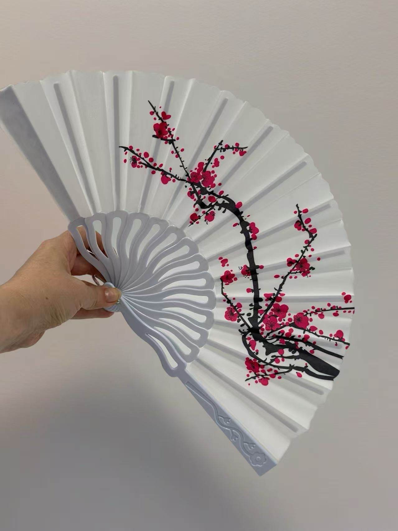 Elegant Floral Hand Fans β Set of 6 Traditional Asian Designs - MODA ACCESSORIES