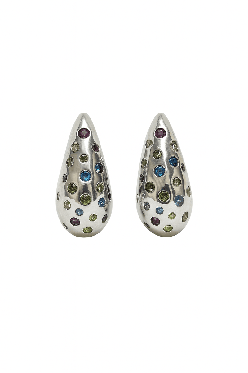 Teardrop Earrings with Multicolor - MODA ACCESSORIES