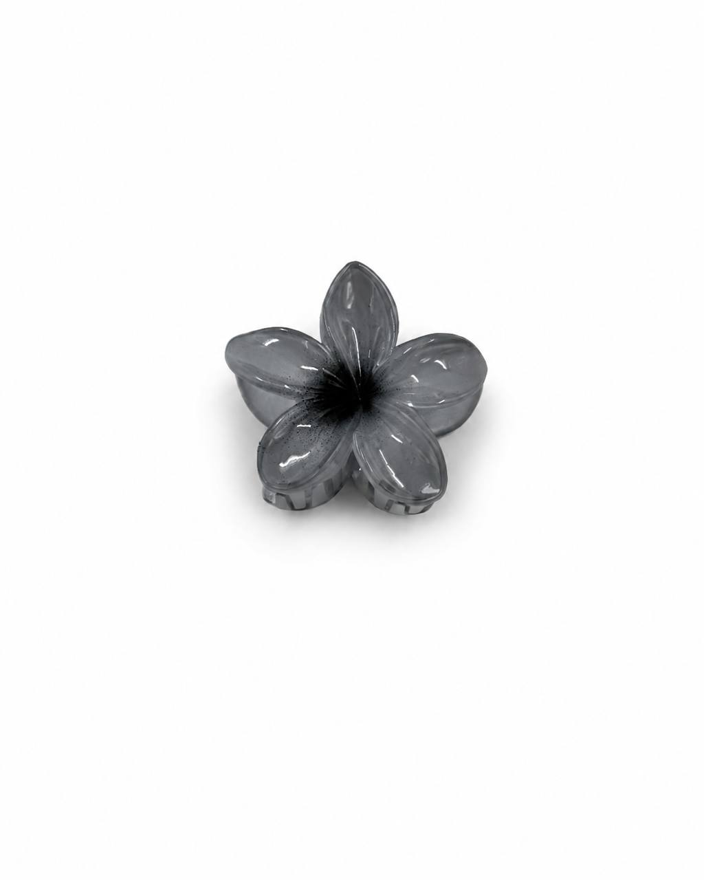 Lotus Çiçek Desenli Mini Mandal Saç Tokası