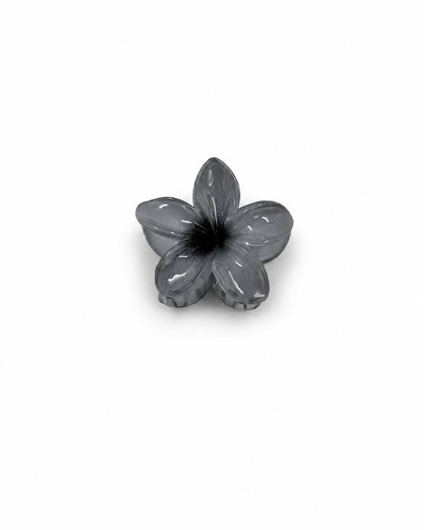 Lotus Çiçek Desenli Mini Mandal Saç Tokası