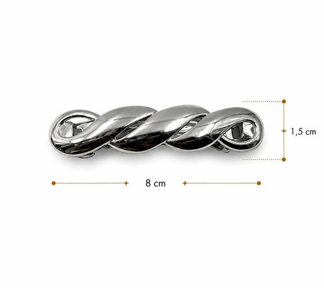 Gümüş Burgu Metal Otomatik Toka