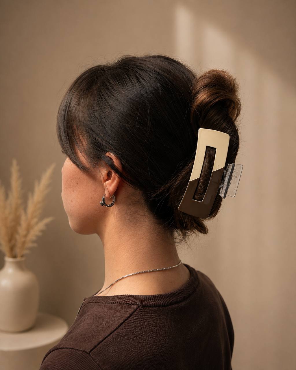 Geometrik Çerçeve Mandal Toka