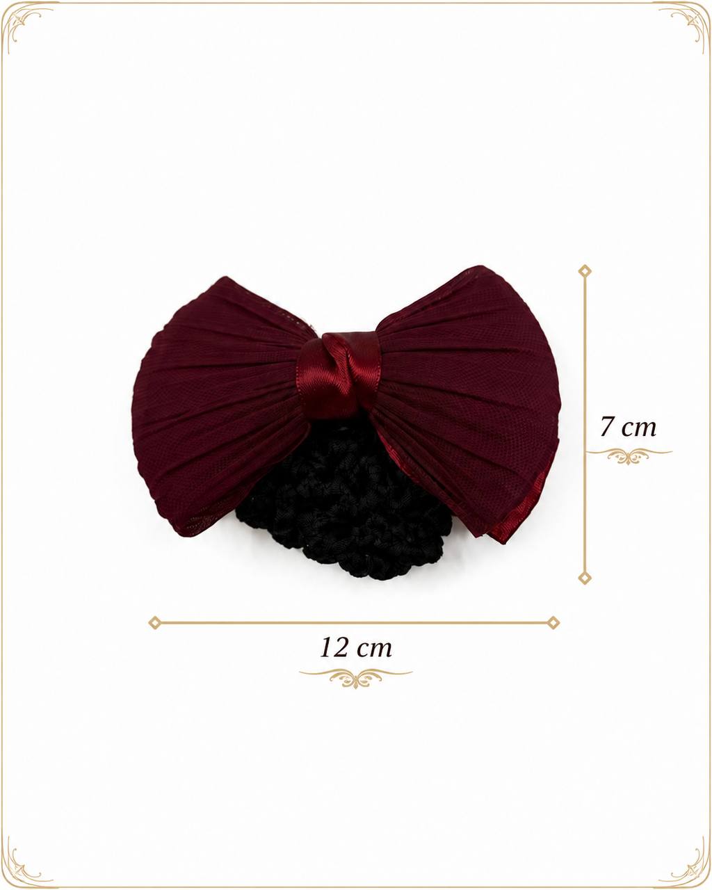 Bordo Fiyonk Fileli Otomatik Toka