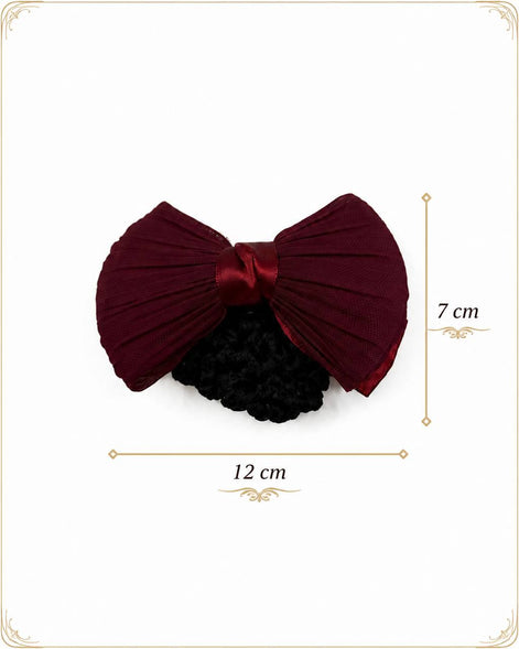 Bordo Fiyonk Fileli Otomatik Toka
