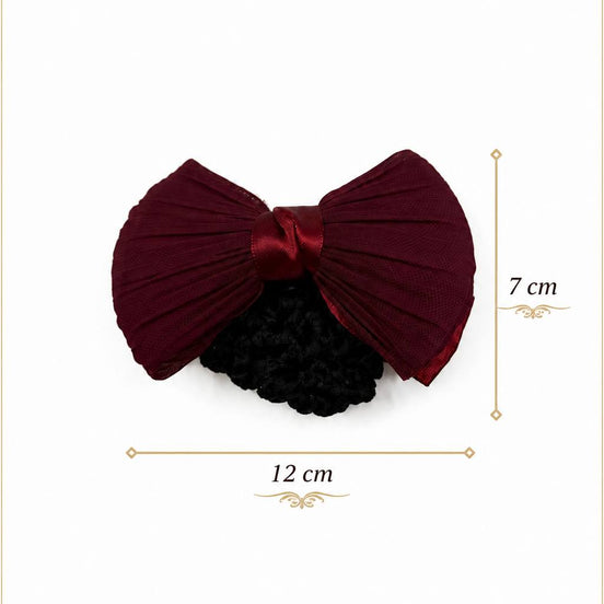 Bordo Fiyonk Fileli Otomatik Toka
