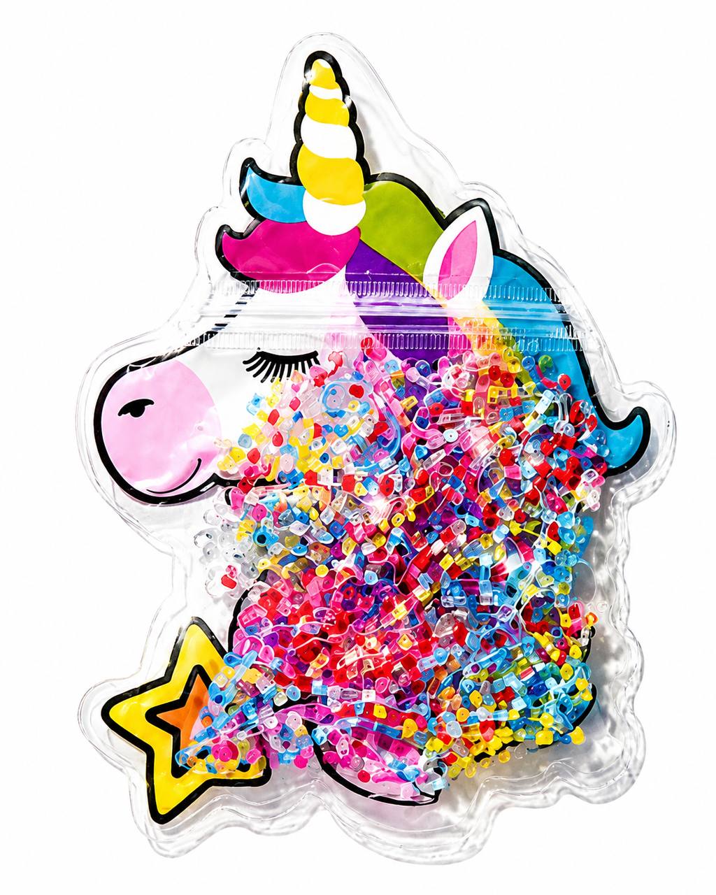 Unicorn Figürlü Renkli Çocuk Saç Lastiği Seti