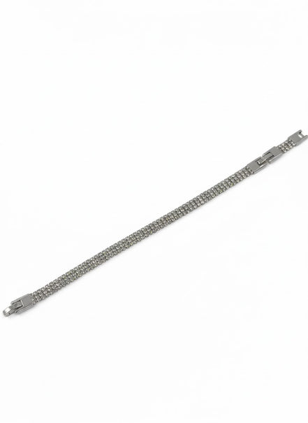 Silver Cubic Zirconia Bracelet – MODA Accessories